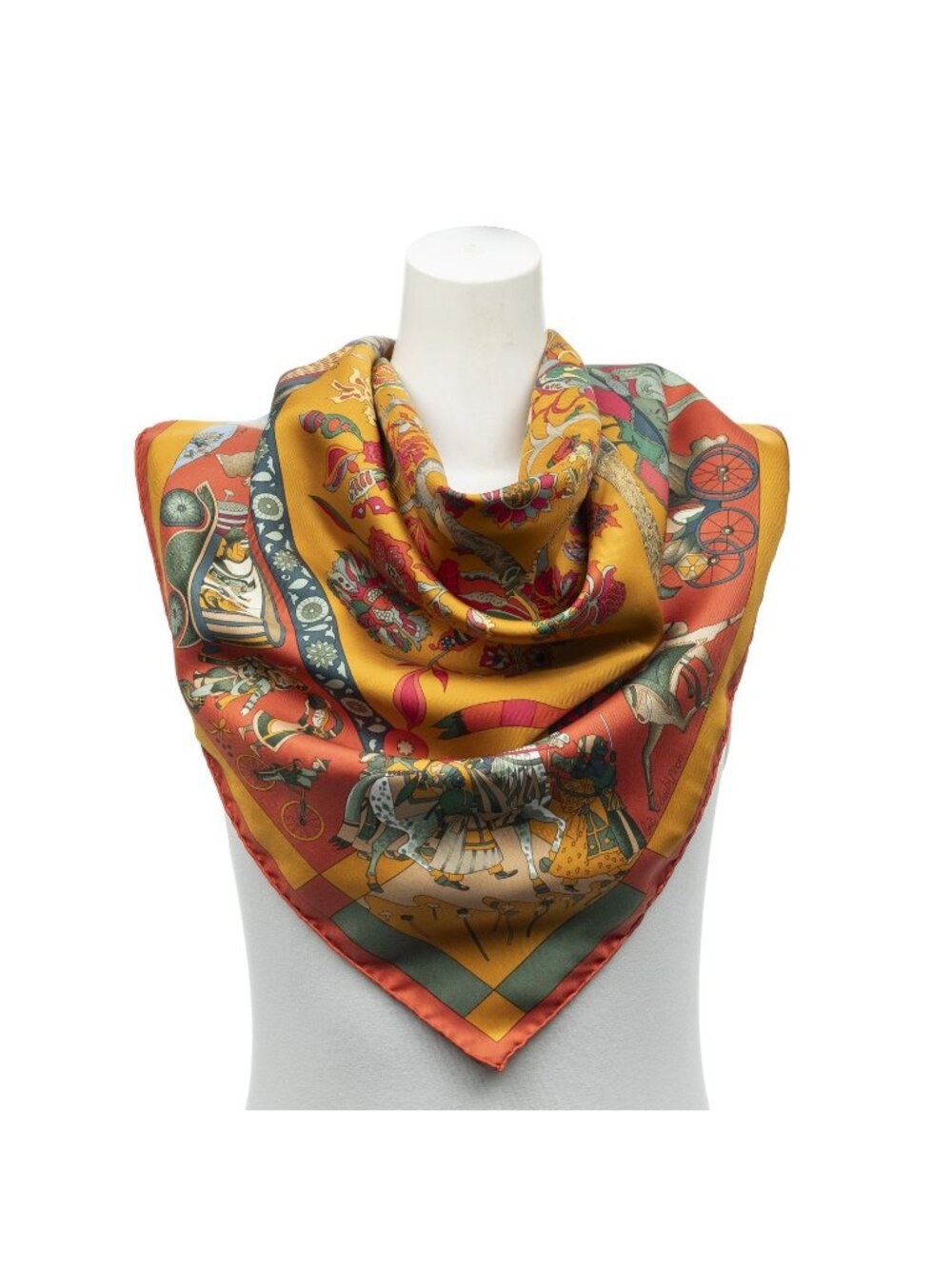 Hermes Scarf Orange